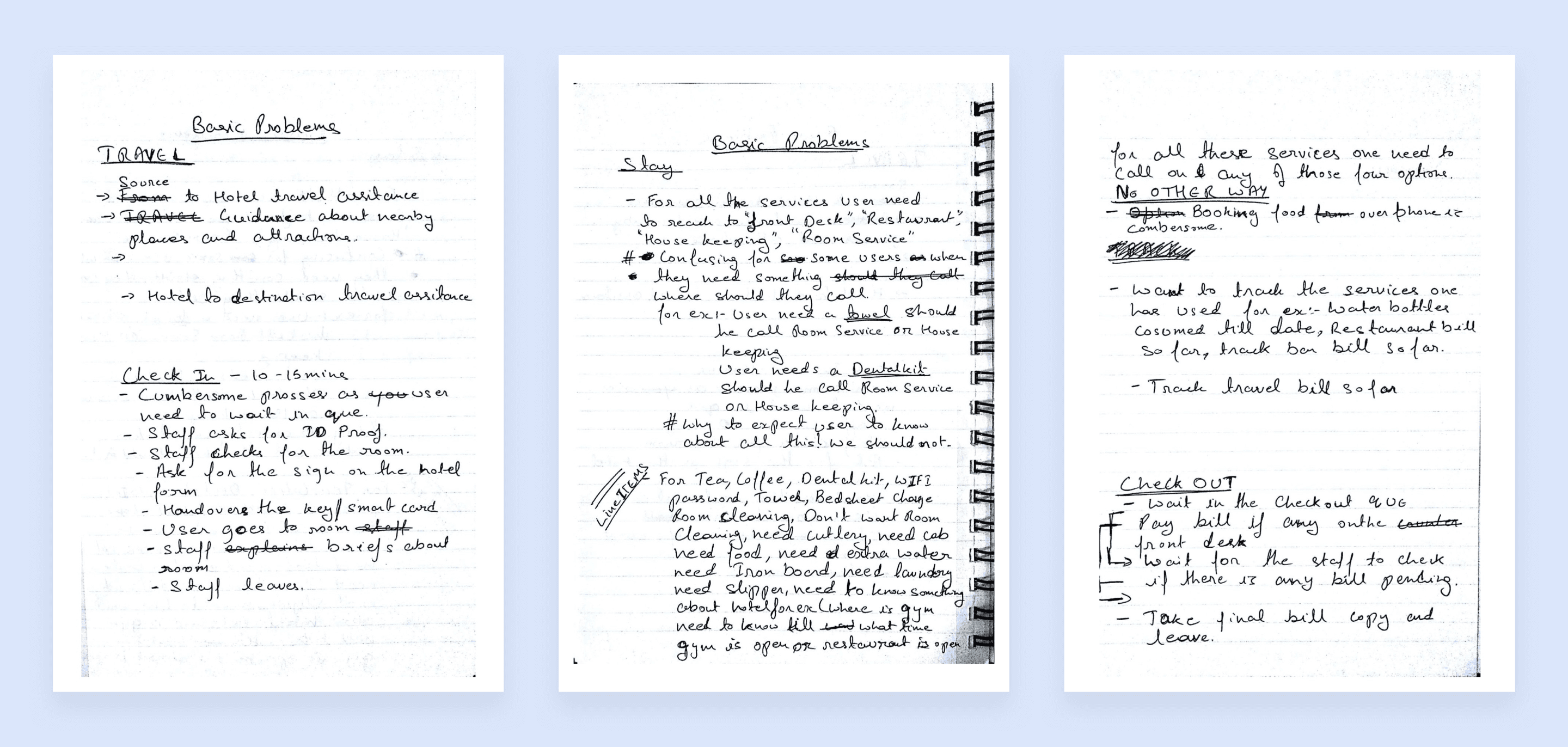 Problem Identification - Categorized Guest Pain Points